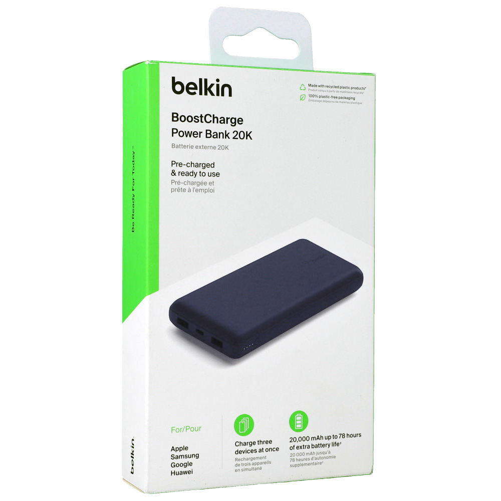 Oryginalna bateria Belkin Boost Charge Power Bank 20K 20000mAh 15W, blue